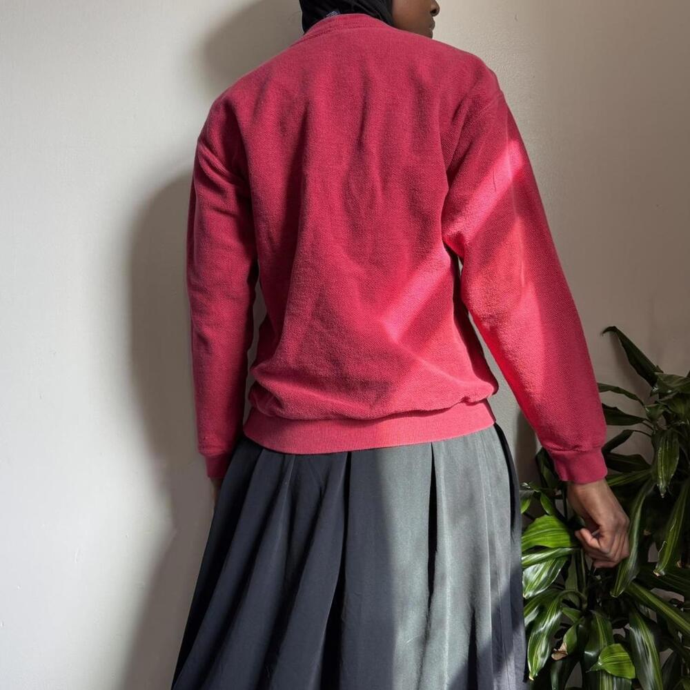 Vintage lands’s End faded Red pullover knit sweater size S(6-8) - Picture 4 of 4